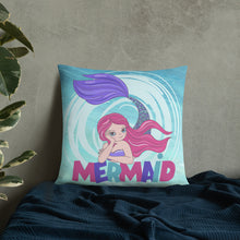 Load image into Gallery viewer, 'Under The Sea Mermaid' Basic Pillow