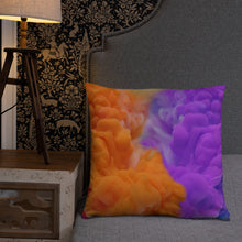 Load image into Gallery viewer, 'Chakra Color Smoke' Basic Pillow