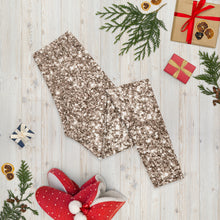 Load image into Gallery viewer, 'Gold Glitter Print' Adult Leggings