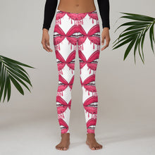 Load image into Gallery viewer, 'I Love You Kiss Lips' Adult Leggings