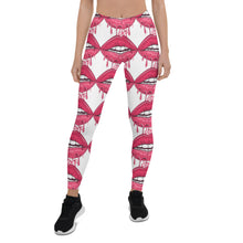 Load image into Gallery viewer, 'I Love You Kiss Lips' Adult Leggings