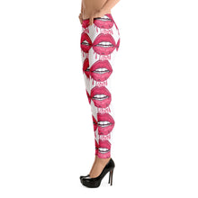 Load image into Gallery viewer, 'I Love You Kiss Lips' Adult Leggings