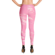Load image into Gallery viewer, 'Pastel Pink Marble' Adult Leggings