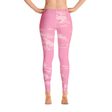 Load image into Gallery viewer, 'Pastel Pink Marble' Adult Leggings