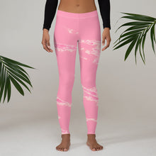 Load image into Gallery viewer, 'Pastel Pink Marble' Adult Leggings