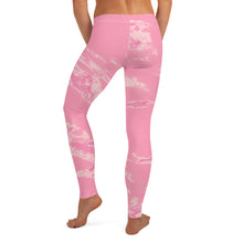 Load image into Gallery viewer, 'Pastel Pink Marble' Adult Leggings