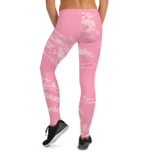 Load image into Gallery viewer, 'Pastel Pink Marble' Adult Leggings