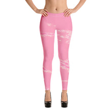 Load image into Gallery viewer, 'Pastel Pink Marble' Adult Leggings