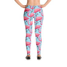 Load image into Gallery viewer, 'Pink Flamingo' Adult Leggings