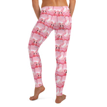 Load image into Gallery viewer, 'Pink Flamingo Crush' Adult Leggings