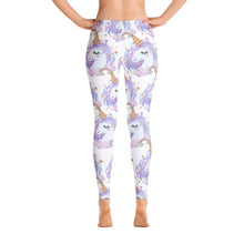 Load image into Gallery viewer, 'Pretty Pastel Rainbow Unicorn' Adult Leggings