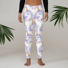 Load image into Gallery viewer, 'Pretty Pastel Rainbow Unicorn' Adult Leggings