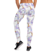Load image into Gallery viewer, 'Pretty Pastel Rainbow Unicorn' Adult Leggings