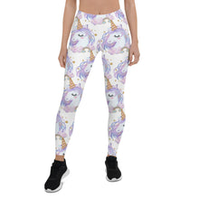 Load image into Gallery viewer, 'Pretty Pastel Rainbow Unicorn' Adult Leggings