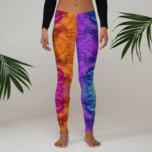 Load image into Gallery viewer, 'Rainbow Smoke Chakra' Adult Leggings