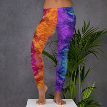 Load image into Gallery viewer, 'Rainbow Smoke Chakra' Adult Leggings