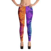 Load image into Gallery viewer, 'Rainbow Smoke Chakra' Adult Leggings