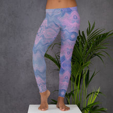 Load image into Gallery viewer, 'Pink & Blue Tie Dye Swirl' Adult Leggings