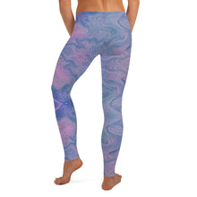 Load image into Gallery viewer, 'Pink & Blue Tie Dye Swirl' Adult Leggings