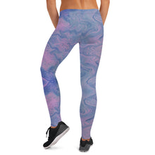 Load image into Gallery viewer, 'Pink & Blue Tie Dye Swirl' Adult Leggings