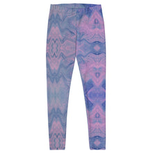 Load image into Gallery viewer, 'Pink & Blue Tie Dye Swirl' Adult Leggings