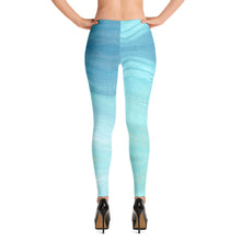 Load image into Gallery viewer, 'Ocean Splash Vibes' Adult Leggings