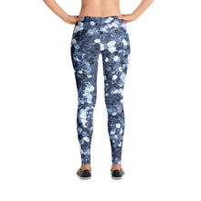 Load image into Gallery viewer, 'Blue Glitter Confetti Print' Adult Leggings