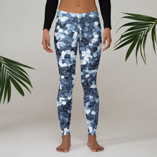 Load image into Gallery viewer, 'Blue Glitter Confetti Print' Adult Leggings