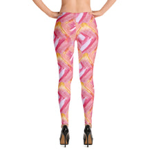 Load image into Gallery viewer, 'Pretty Pink Lipstick Swatch Print' Leggings