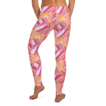 Load image into Gallery viewer, 'Pretty Pink Lipstick Swatch Print' Leggings