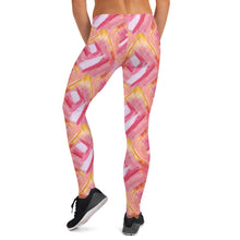Load image into Gallery viewer, 'Pretty Pink Lipstick Swatch Print' Leggings