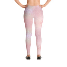 Load image into Gallery viewer, 'Pretty Pink Rose Gold Sparkle Print' Leggings