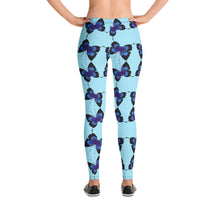 Load image into Gallery viewer, 'Butterfly Blue Sky' Leggings