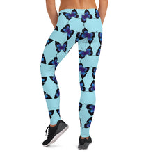 Load image into Gallery viewer, 'Butterfly Blue Sky' Leggings