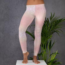 Load image into Gallery viewer, 'Pretty Pink Rose Gold Sparkle Print' Leggings