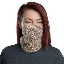 Load image into Gallery viewer, 'Gold Glitter Print' Neck Gaiter