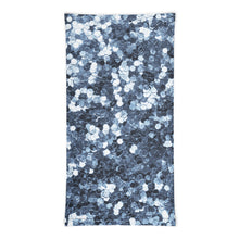 Load image into Gallery viewer, 'Blue Sparkle Glitter Confetti Print' Unisex Neck Gaiter