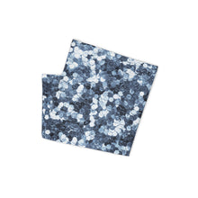 Load image into Gallery viewer, 'Blue Sparkle Glitter Confetti Print' Unisex Neck Gaiter