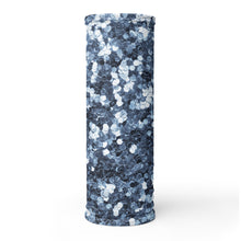 Load image into Gallery viewer, 'Blue Sparkle Glitter Confetti Print' Unisex Neck Gaiter