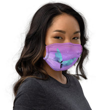Load image into Gallery viewer, 'Purple Butterfly' Premium face mask