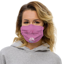 Load image into Gallery viewer, 'Pink Lulu's Luxuries Unicorn' Premium face mask