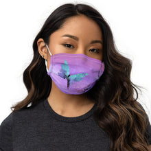 Load image into Gallery viewer, 'Purple Butterfly' Premium face mask