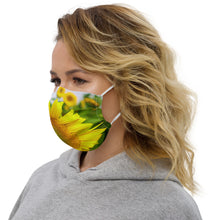 Load image into Gallery viewer, 'Sunflower Garden' Premium face mask