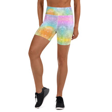 Load image into Gallery viewer, 'Chakra Rainbow Dreams' Yoga Shorts