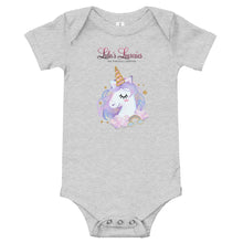 Load image into Gallery viewer, 'Lulu's Luxuries Unicorn' Baby Onesie T-Shirt