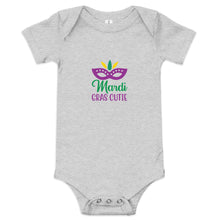 Load image into Gallery viewer, 'Mardi Gras Cutie' Baby Short Sleeve One Piece