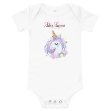 Load image into Gallery viewer, 'Lulu's Luxuries Unicorn' Baby Onesie T-Shirt