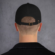 Load image into Gallery viewer, 'Never Give Up' Gold Embroidered Dad Hat