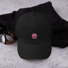 Load image into Gallery viewer, ‘Pink Pet Paw Print’ Dad Hat