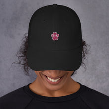 Load image into Gallery viewer, ‘Pink Pet Paw Print’ Dad Hat